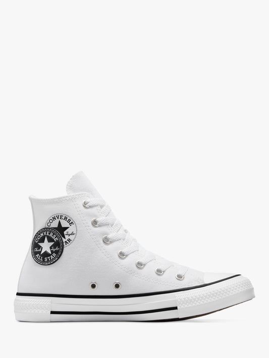 Chuck Taylor All Star Hi Blanc Homme Baskets Toile Neuf Original