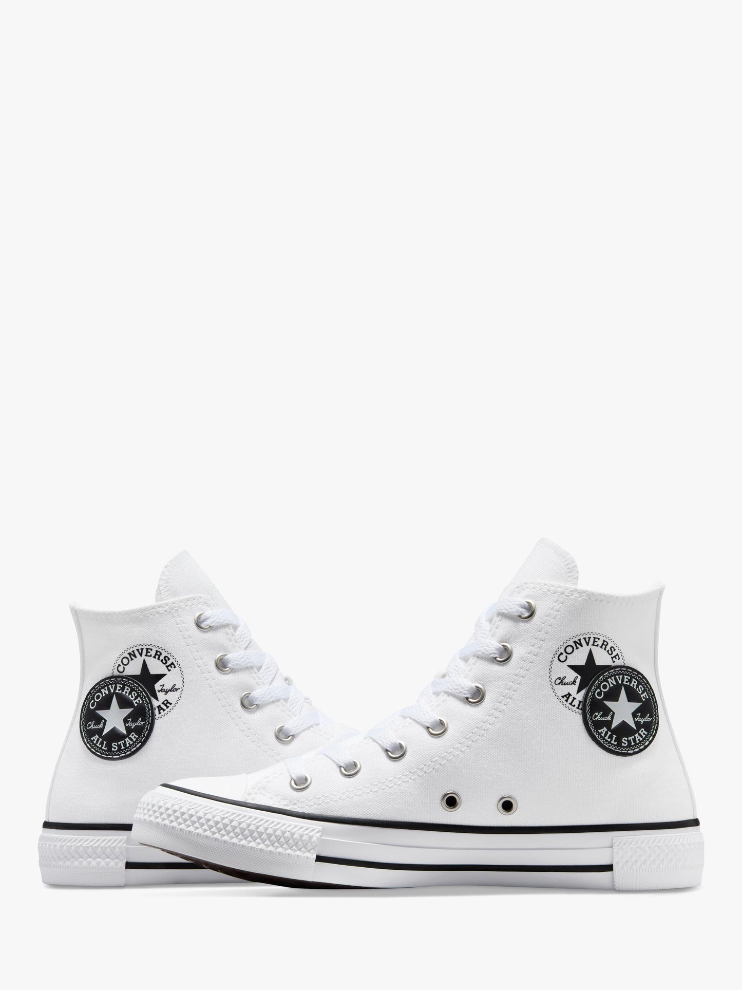 Chuck Taylor All Star Hi Blanc Homme Baskets Toile Neuf Original