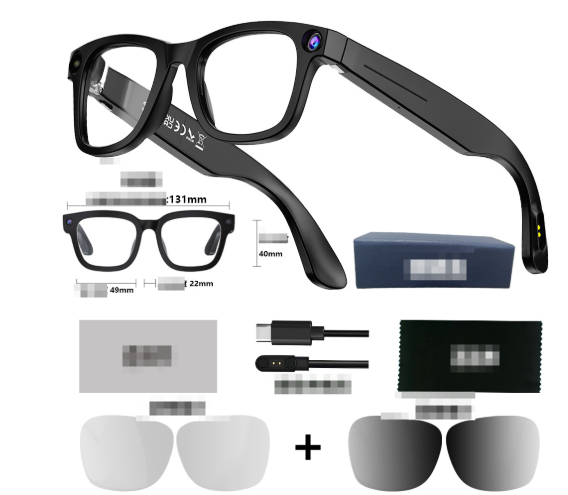 Lunettes intelligentes dotées d'une caméra IA