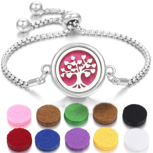 Bracelet à parfum en acier inoxydable