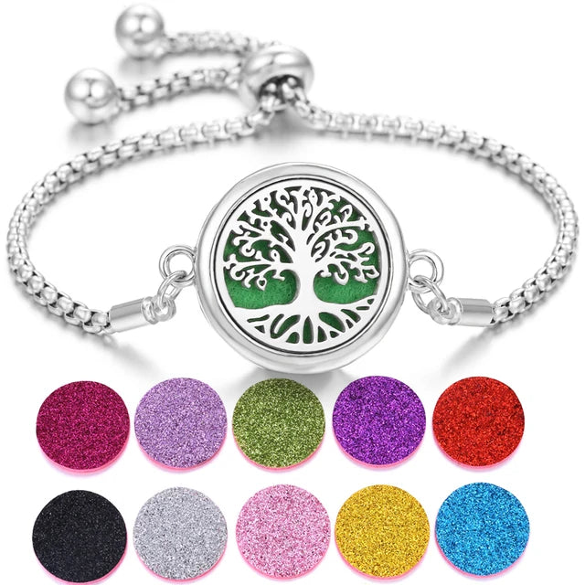 Bracelet à parfum en acier inoxydable