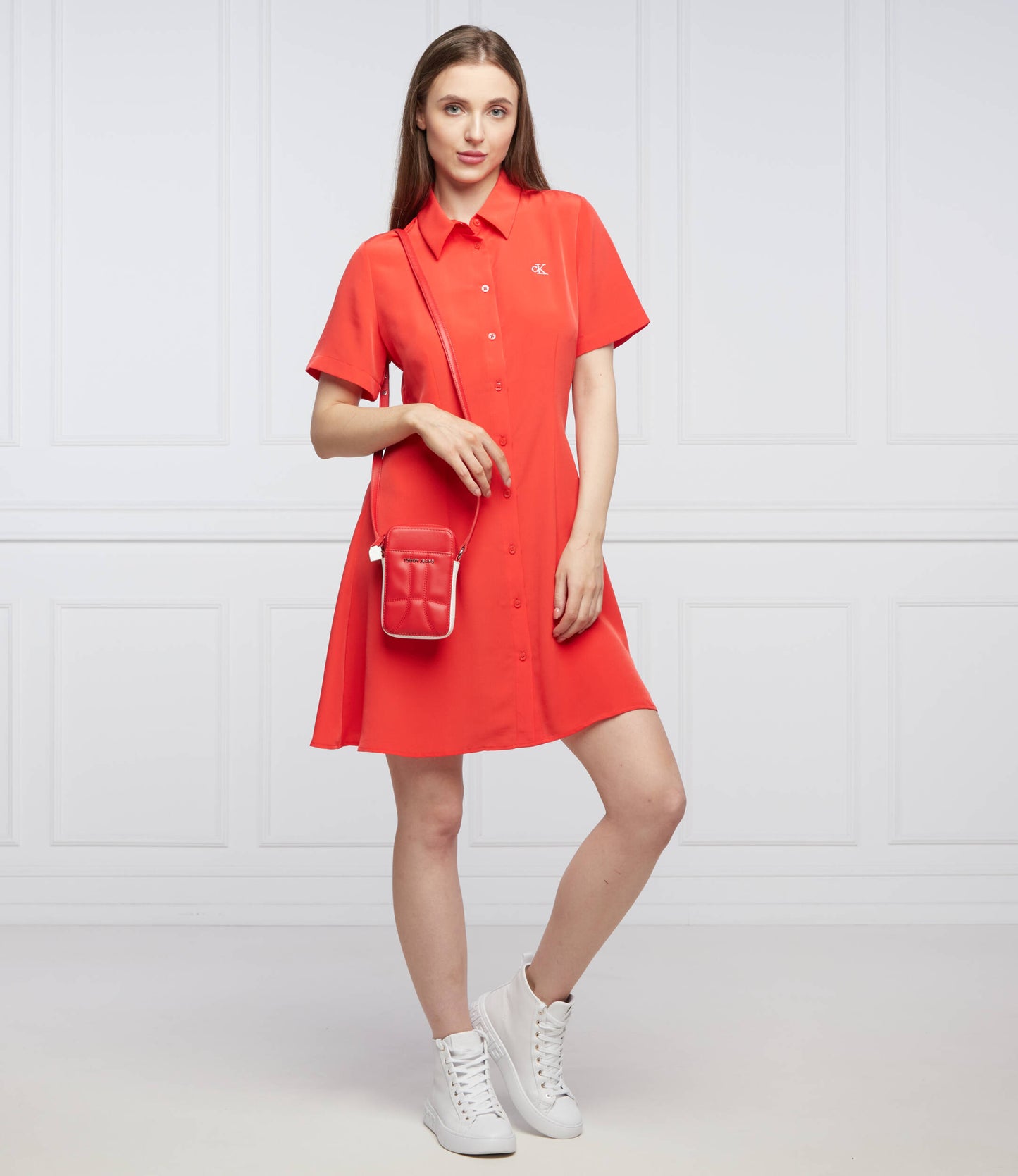 Tommy Jeans Mini Crossbody Bag – Rouge/Blanc
