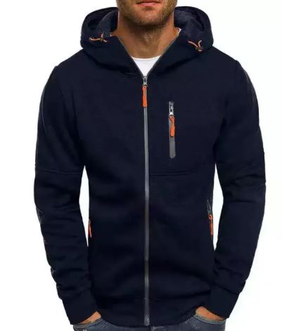 Sweat-shirt à capuche pour homme en polaire