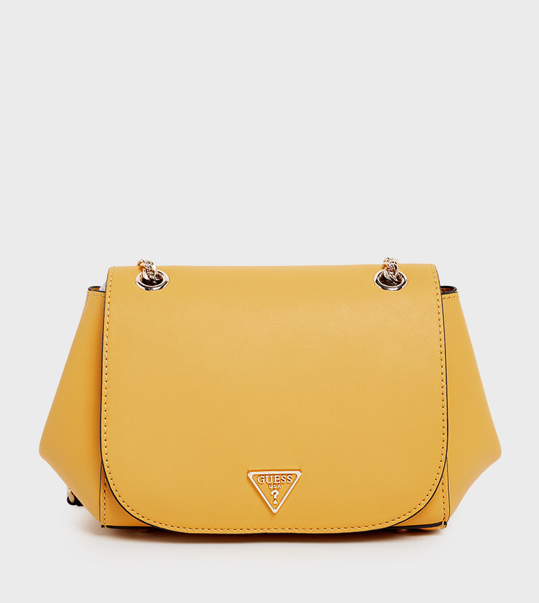 Guess Noelle – Sac Bandoulière Jaune Femme