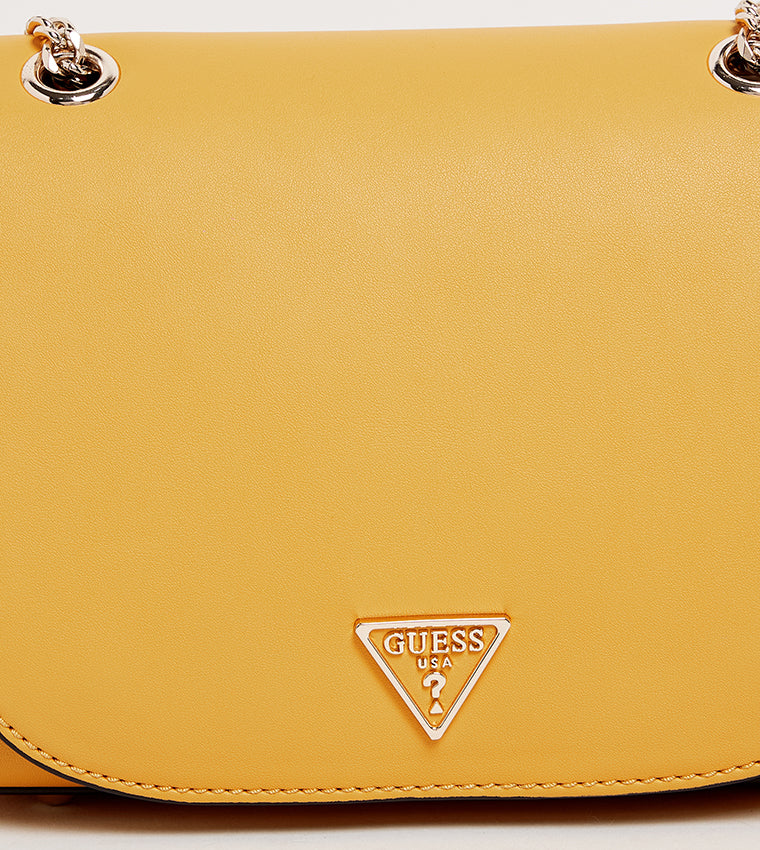 Guess Noelle – Sac Bandoulière Jaune Femme