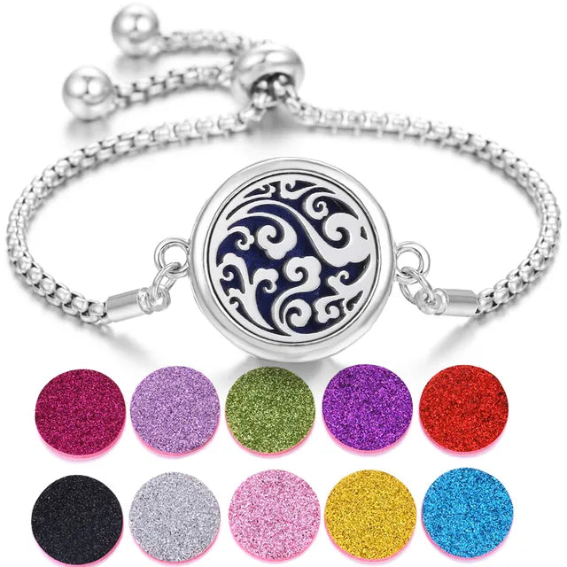 Bracelet à parfum en acier inoxydable