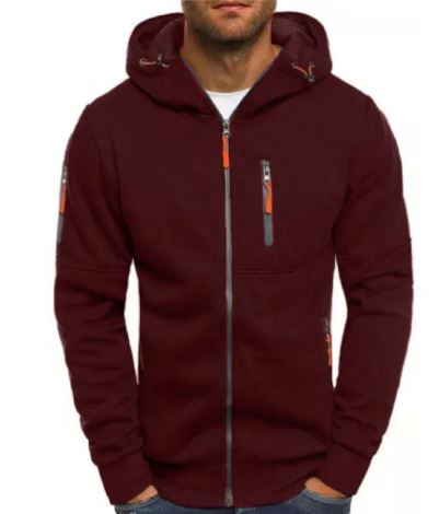 Sweat-shirt à capuche pour homme en polaire