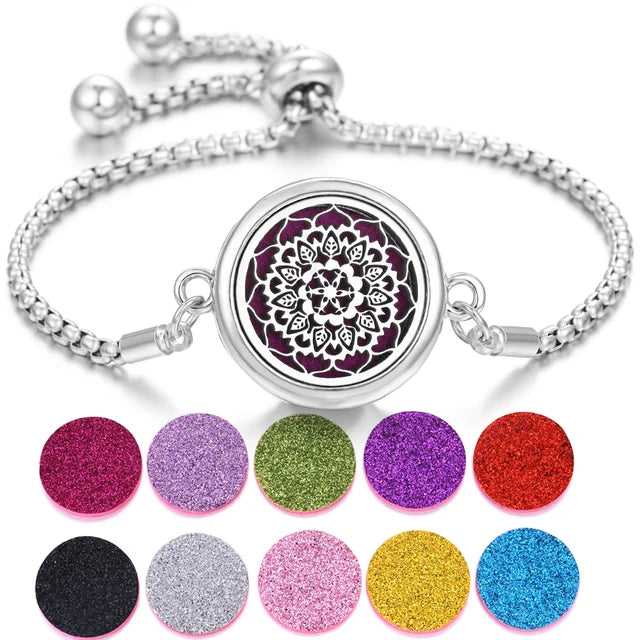 Bracelet à parfum en acier inoxydable
