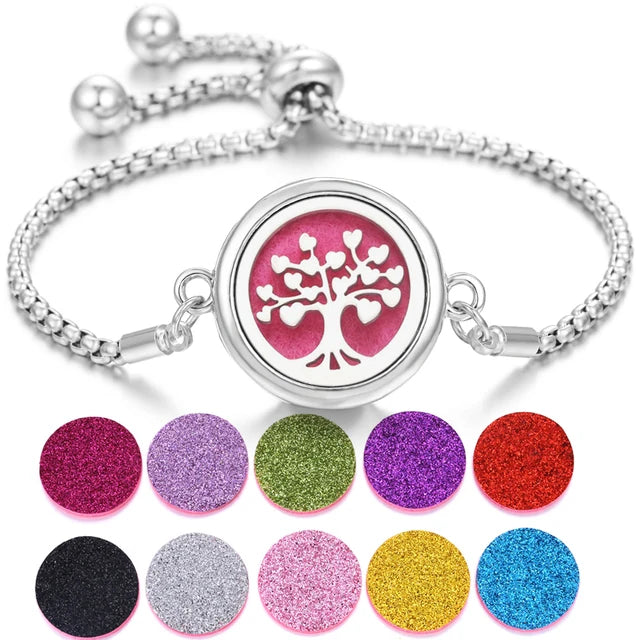 Bracelet à parfum en acier inoxydable