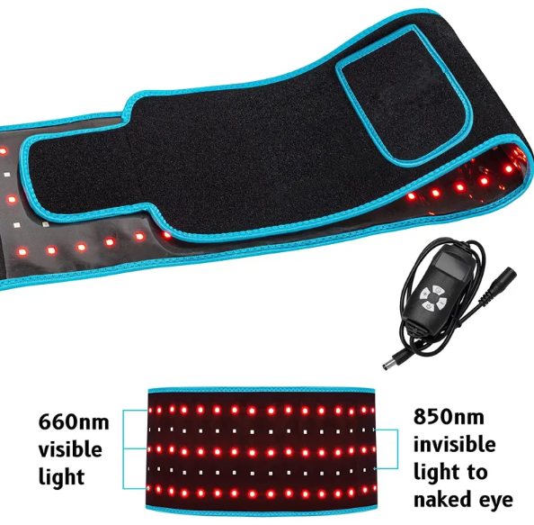 Appareil de thérapie par ceinture à LED et infrarouges