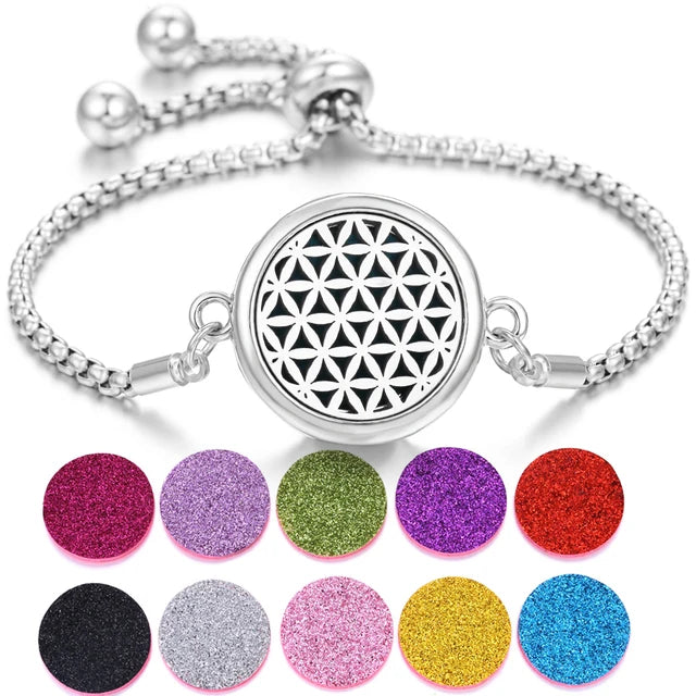 Bracelet à parfum en acier inoxydable