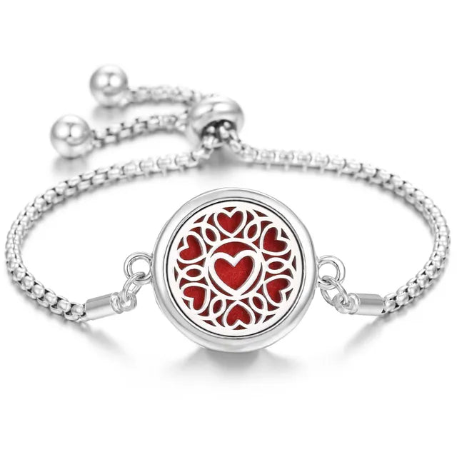 Bracelet à parfum en acier inoxydable
