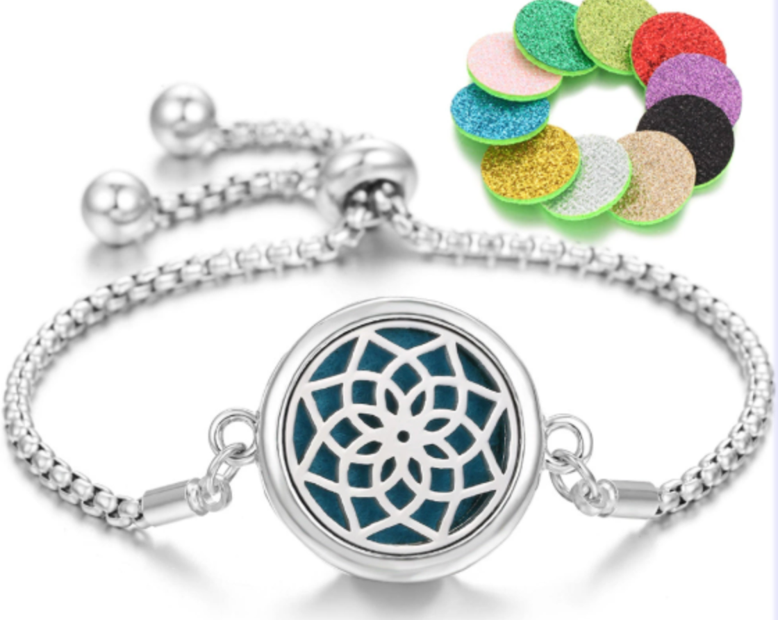 Bracelet à parfum en acier inoxydable