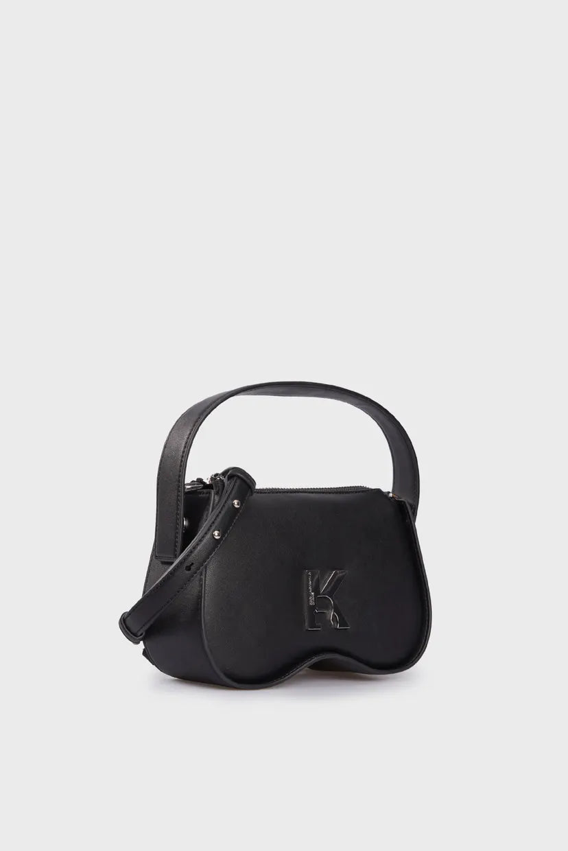 Karl Lagerfeld Jeans – Sac Baguette Noir Logo K Femme