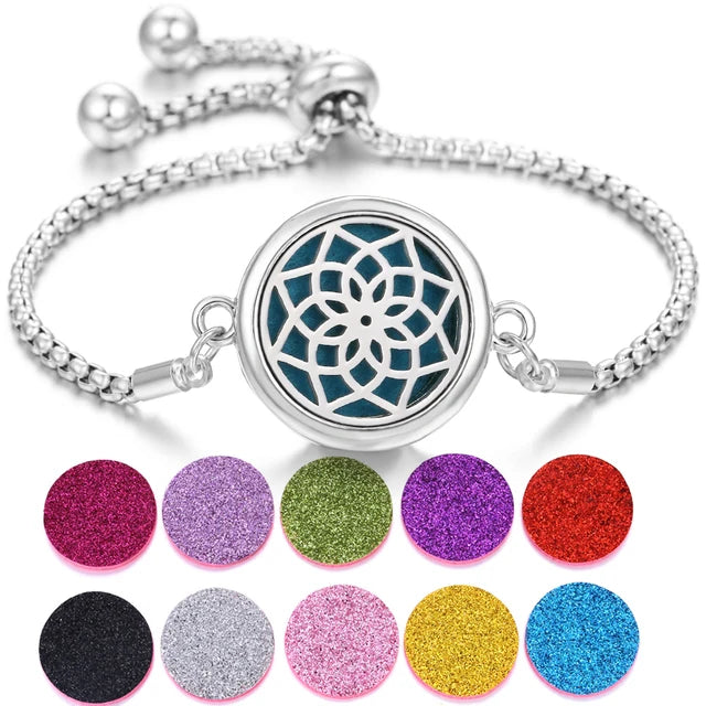 Bracelet à parfum en acier inoxydable