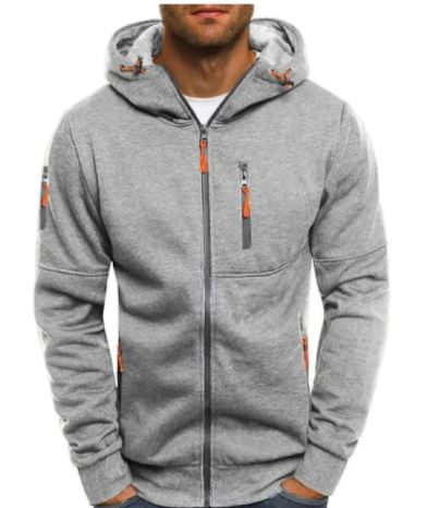 Sweat-shirt à capuche pour homme en polaire