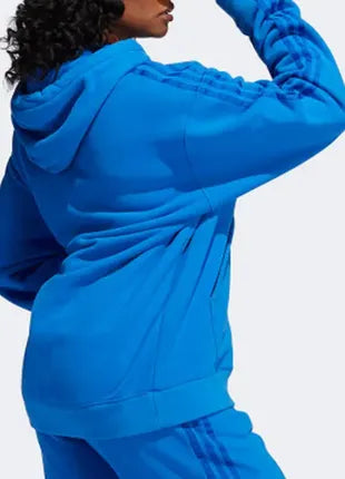 Adidas Originals – Hoodie Oversize 3-Stripes Bleu Bird