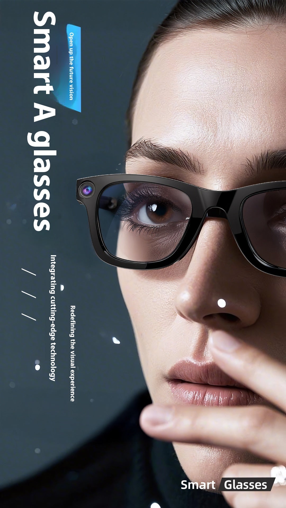Lunettes intelligentes dotées d'une caméra IA