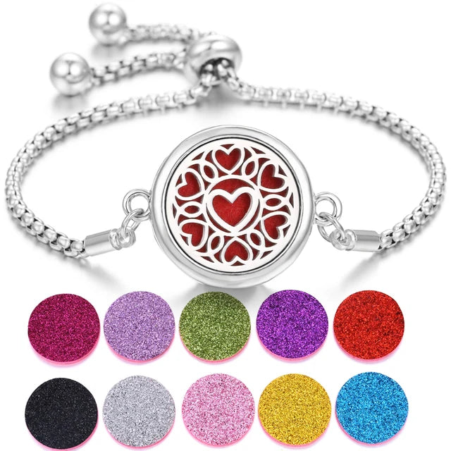 Bracelet à parfum en acier inoxydable