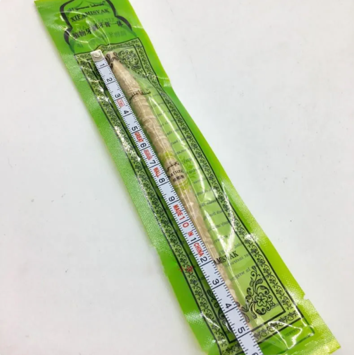 Bâtonnet de nettoyage dentaire Miswak