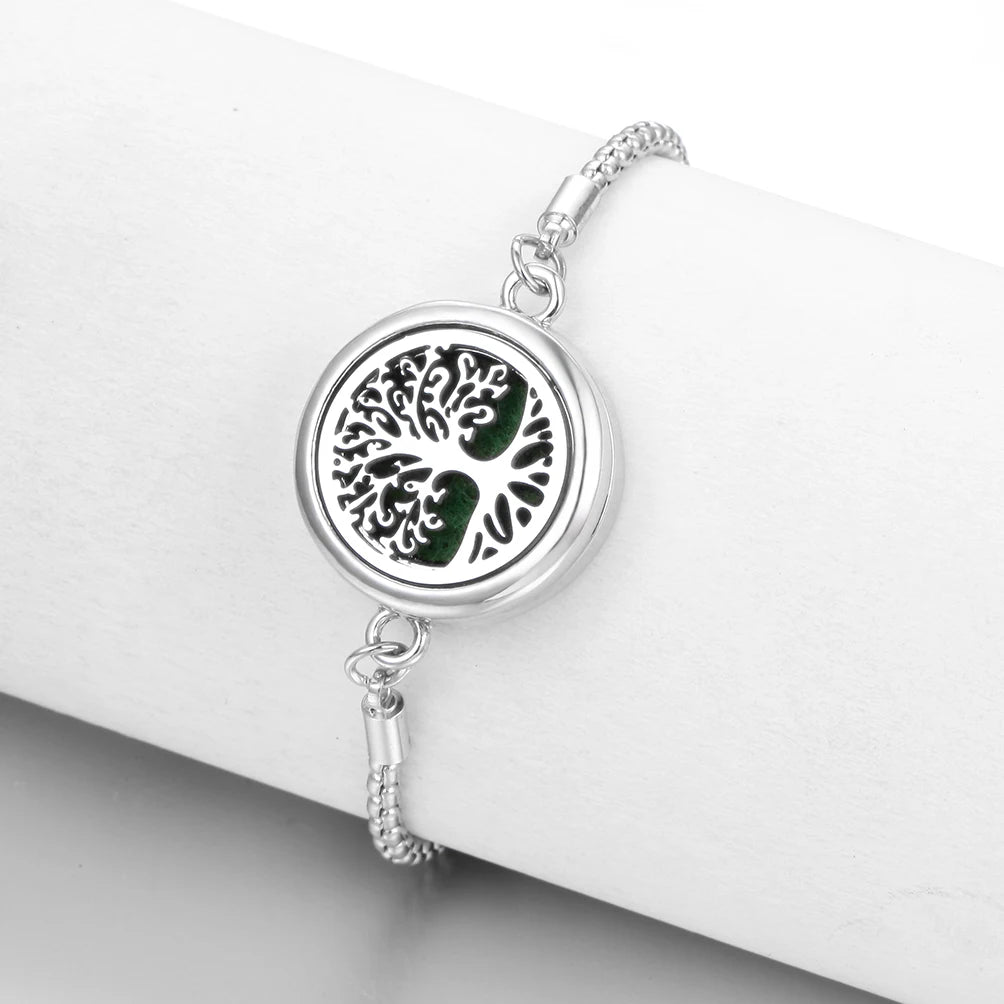 Bracelet à parfum en acier inoxydable