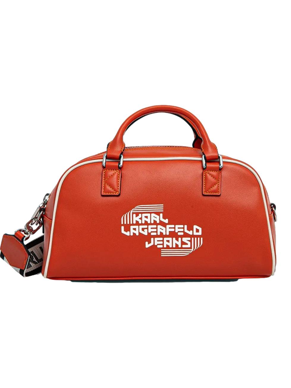 Karl Lagerfeld Jeans – Mini Sac Bowling Rouge Femme