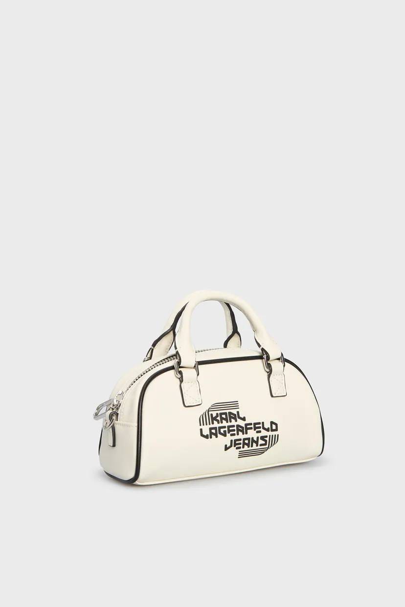 Karl Lagerfeld Jeans – Mini Sac Bowling Rouge Femme