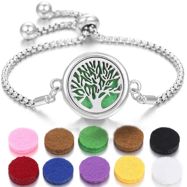 Bracelet à parfum en acier inoxydable