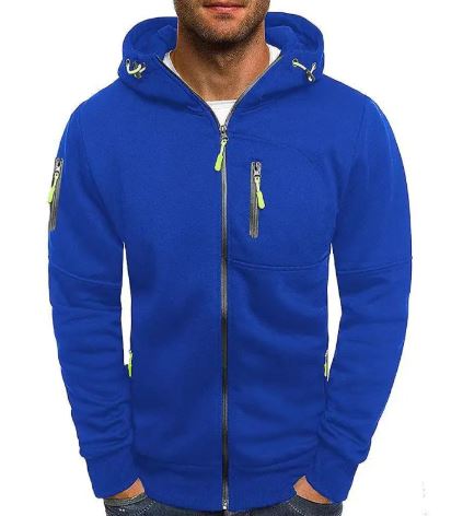 Sweat-shirt à capuche pour homme en polaire