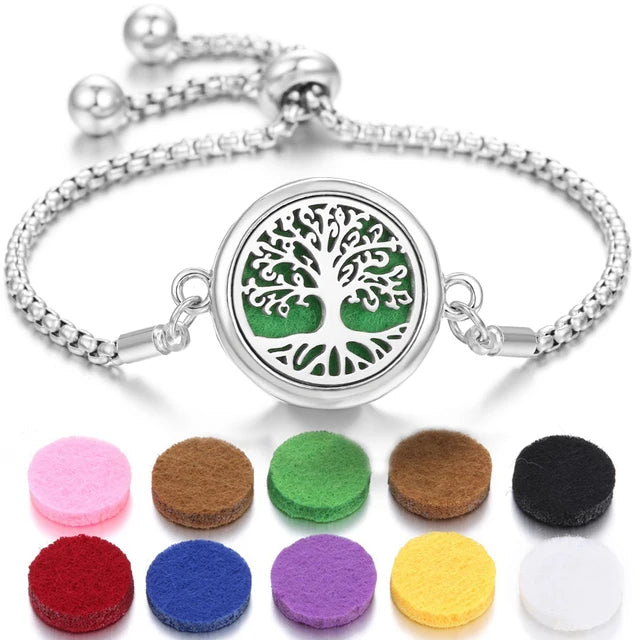 Bracelet à parfum en acier inoxydable