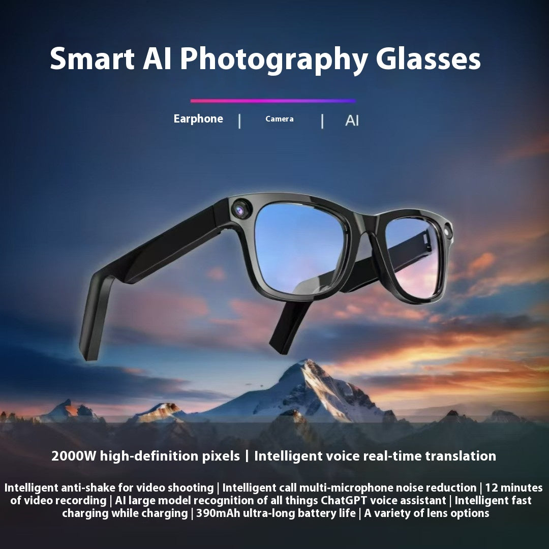 Lunettes intelligentes dotées d'une caméra IA