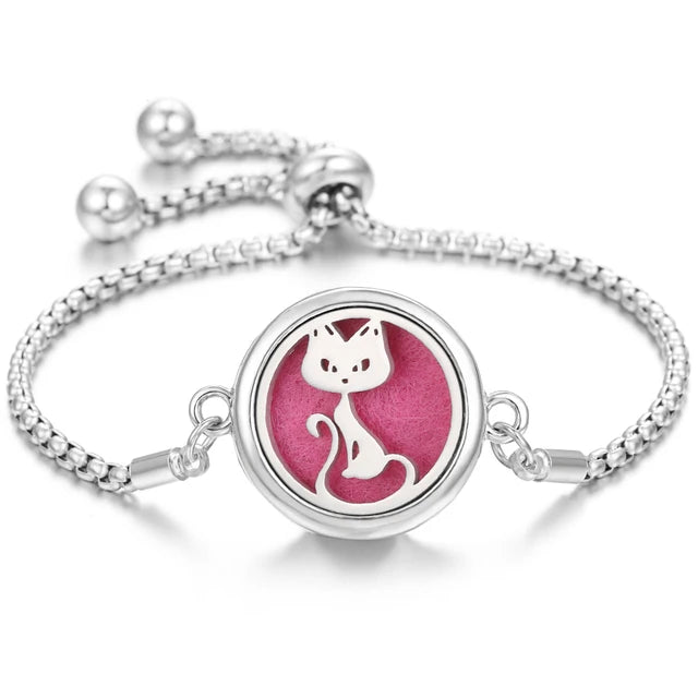 Bracelet à parfum en acier inoxydable