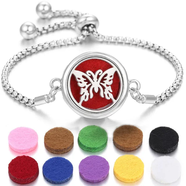 Bracelet à parfum en acier inoxydable
