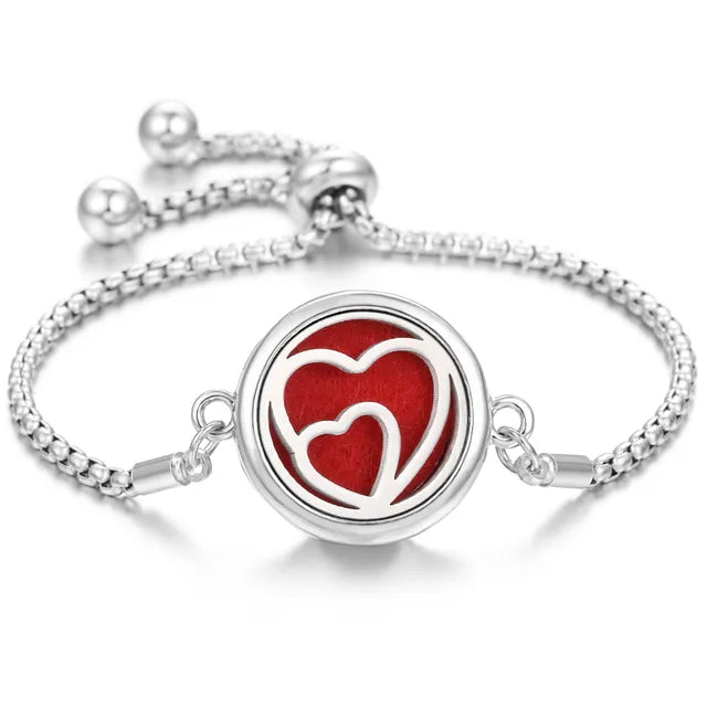 Bracelet à parfum en acier inoxydable