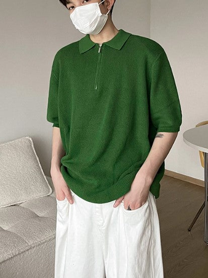 Polo à Demi-Zip