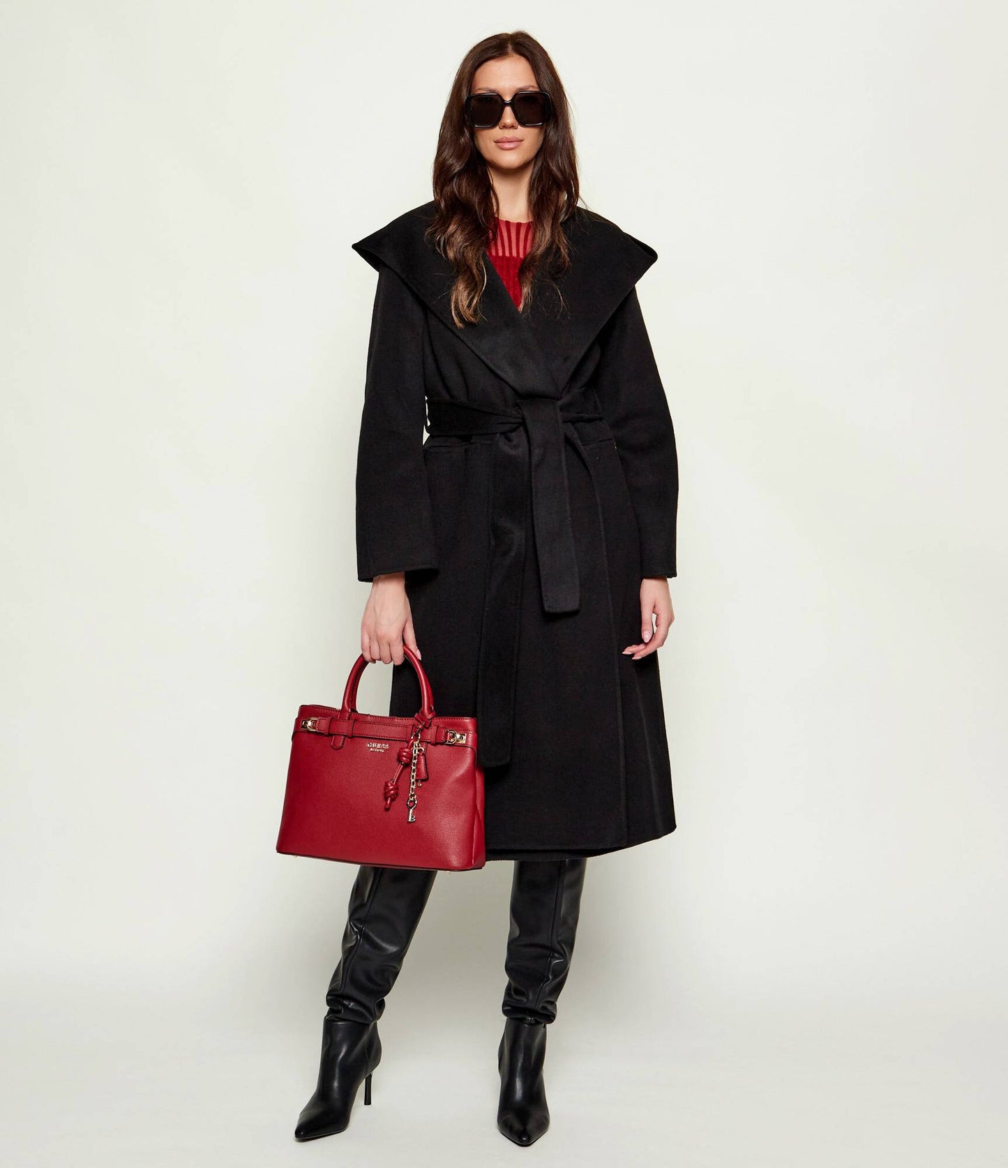 Guess Silvana – Sac à Main Femme Rouge