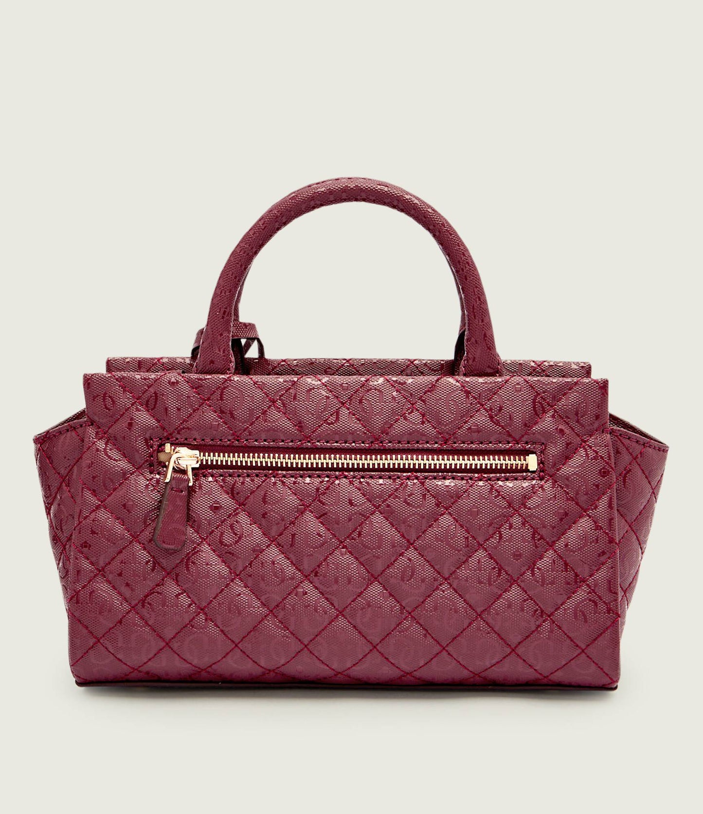 Guess Giully – Sac à Main & Bandoulière Bordeaux Matelassé